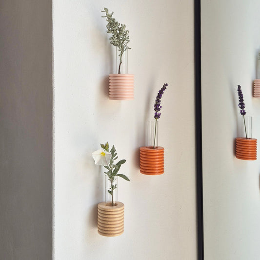 Ribble Wall Vase – Wooden