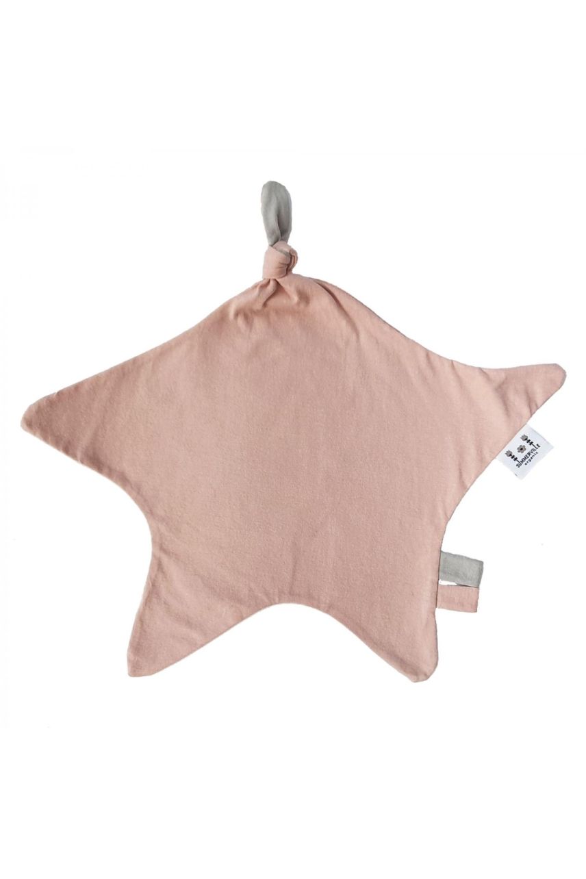 Orgaanilisest puuvillasest vastsündinu Blankie Misty Rose