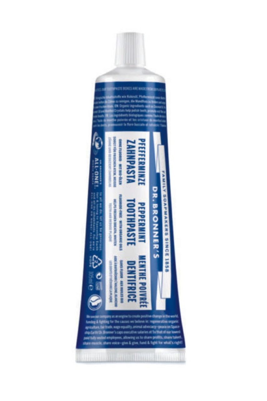 Dr.Bronner`s Orgaaniline piparmündiõliga hambapasta 140 gr